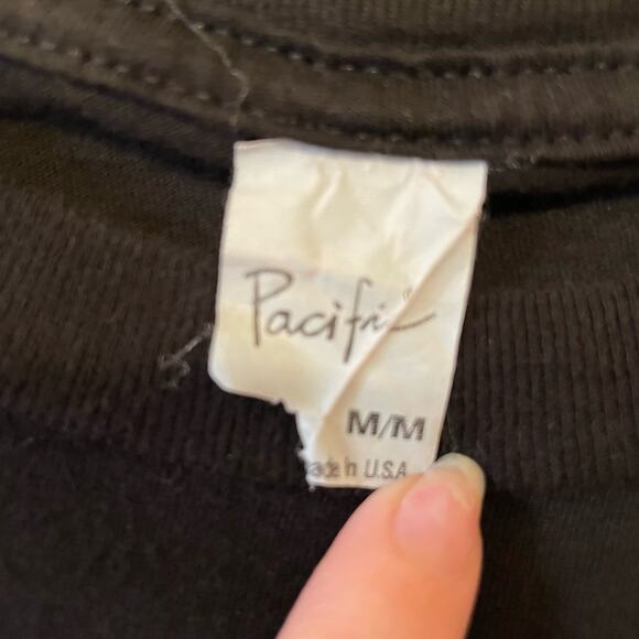 Pacific M short sleeve t-shirt How to Be a Ninja casual graphic black white - Picture 4 of 7